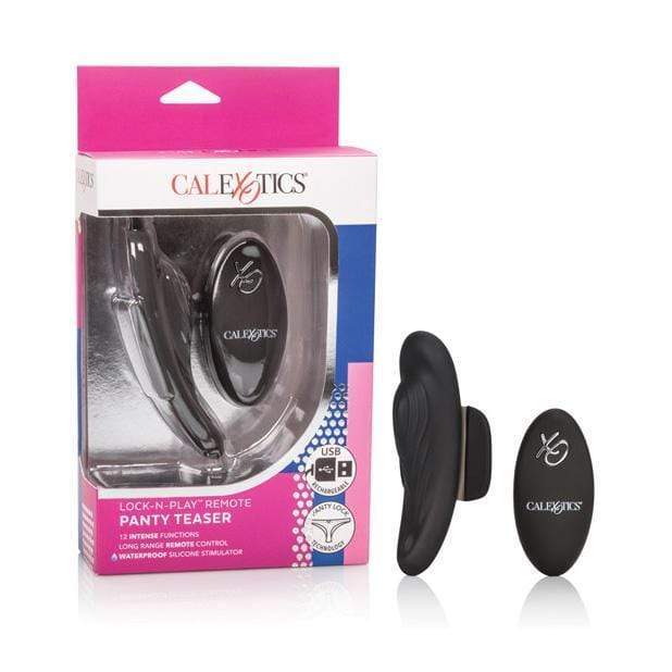 California Exotics - Lock N Play Remote Panty Vibrator (Black) CE1347 CherryAffairs