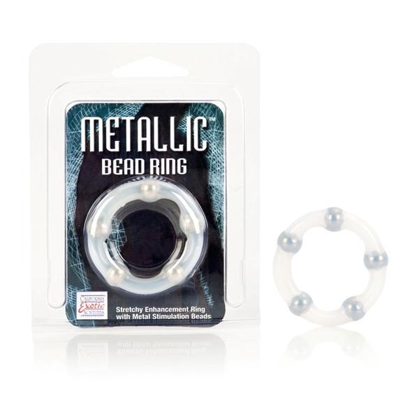 California Exotics - Metallic Bead Cock Ring CE1160 CherryAffairs