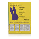 California Exotics - Mini Marvels Silicone Marvelous Bunny Clit Massager  (Purple) CE1506 CherryAffairs