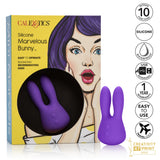 California Exotics - Mini Marvels Silicone Marvelous Bunny Clit Massager  (Purple) CE1506 CherryAffairs