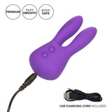 California Exotics - Mini Marvels Silicone Marvelous Bunny Clit Massager  (Purple) CE1506 CherryAffairs