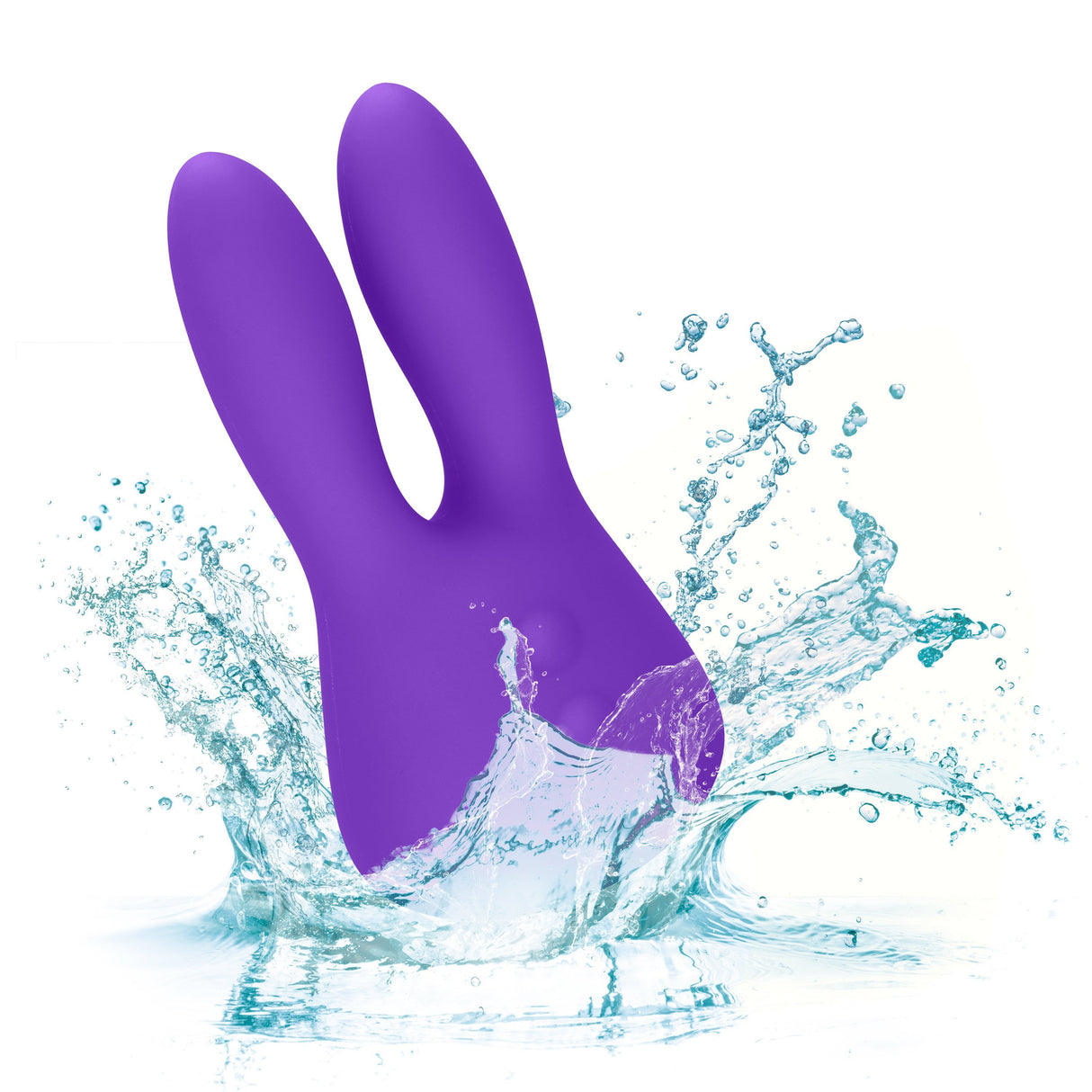 California Exotics - Mini Marvels Silicone Marvelous Bunny Clit Massager  (Purple) CE1506 CherryAffairs