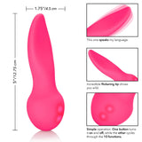 California Exotics - Mini Marvels Silicone Marvelous Flicker Clit Massager (Pink) CE1507 CherryAffairs