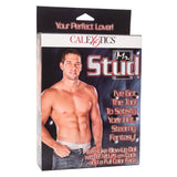 California Exotics - Mr Stud Life Like Blow Up Inflatable Doll with Dildo 8" (Beige) CE1905 CherryAffairs