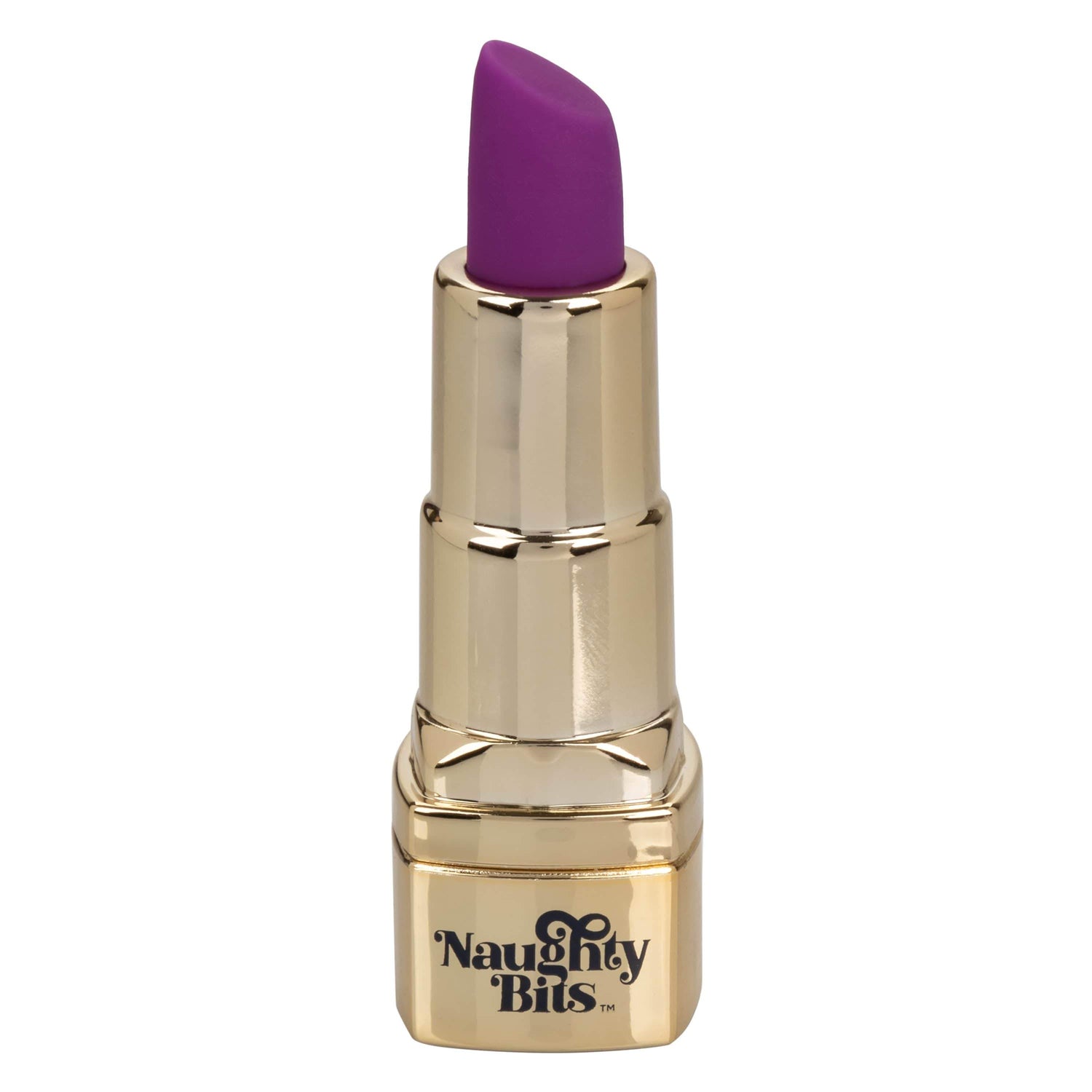 California Exotics - Naughty Bits Bad Bitch Discreet Lipstick Vibrator (Gold) CE1757 CherryAffairs