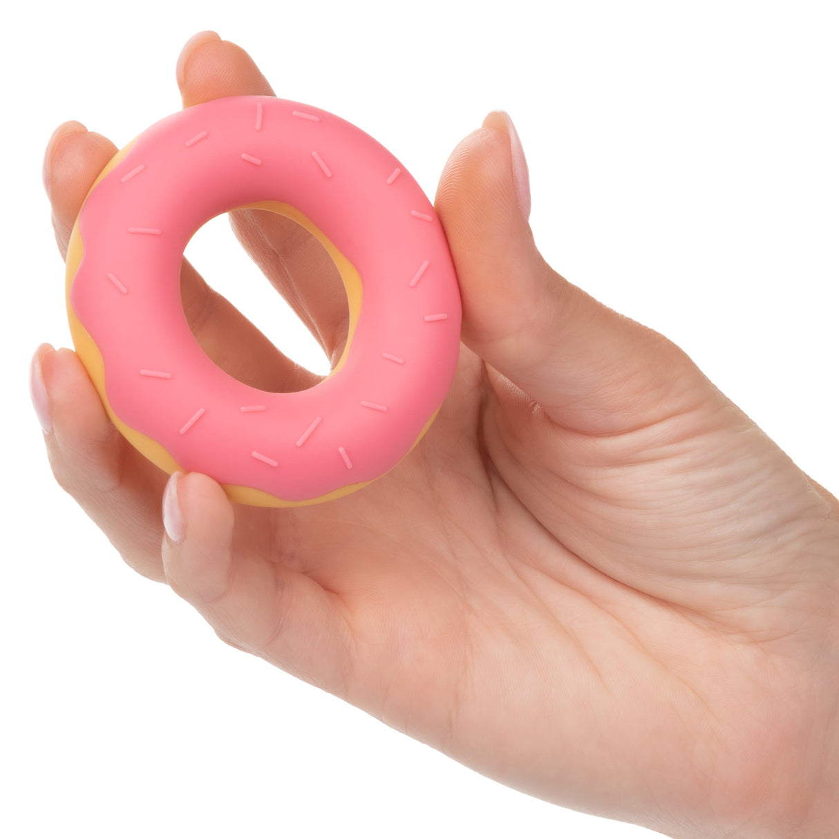 California Exotics - Naughty Bits Dickin Donuts Silicone Donut Cock Ring (Pink) CE1988 CherryAffairs