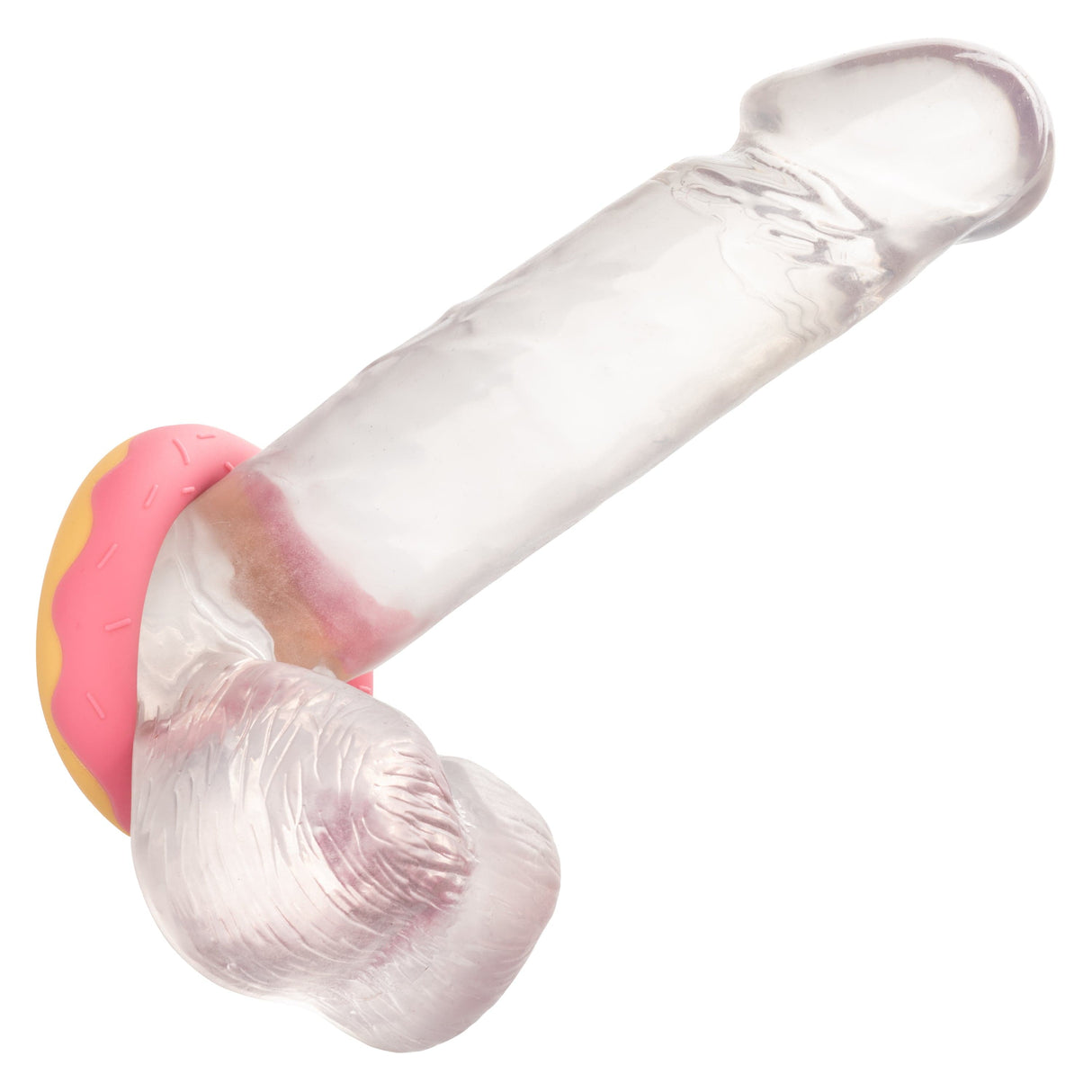 California Exotics - Naughty Bits Dickin Donuts Silicone Donut Cock Ring (Pink) CE1988 CherryAffairs