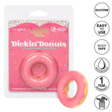 California Exotics - Naughty Bits Dickin Donuts Silicone Donut Cock Ring (Pink) CE1988 CherryAffairs