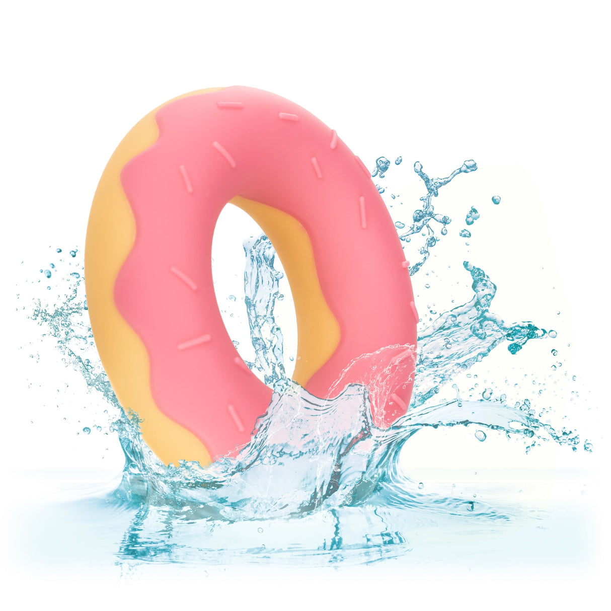 California Exotics - Naughty Bits Dickin Donuts Silicone Donut Cock Ring (Pink) CE1988 CherryAffairs