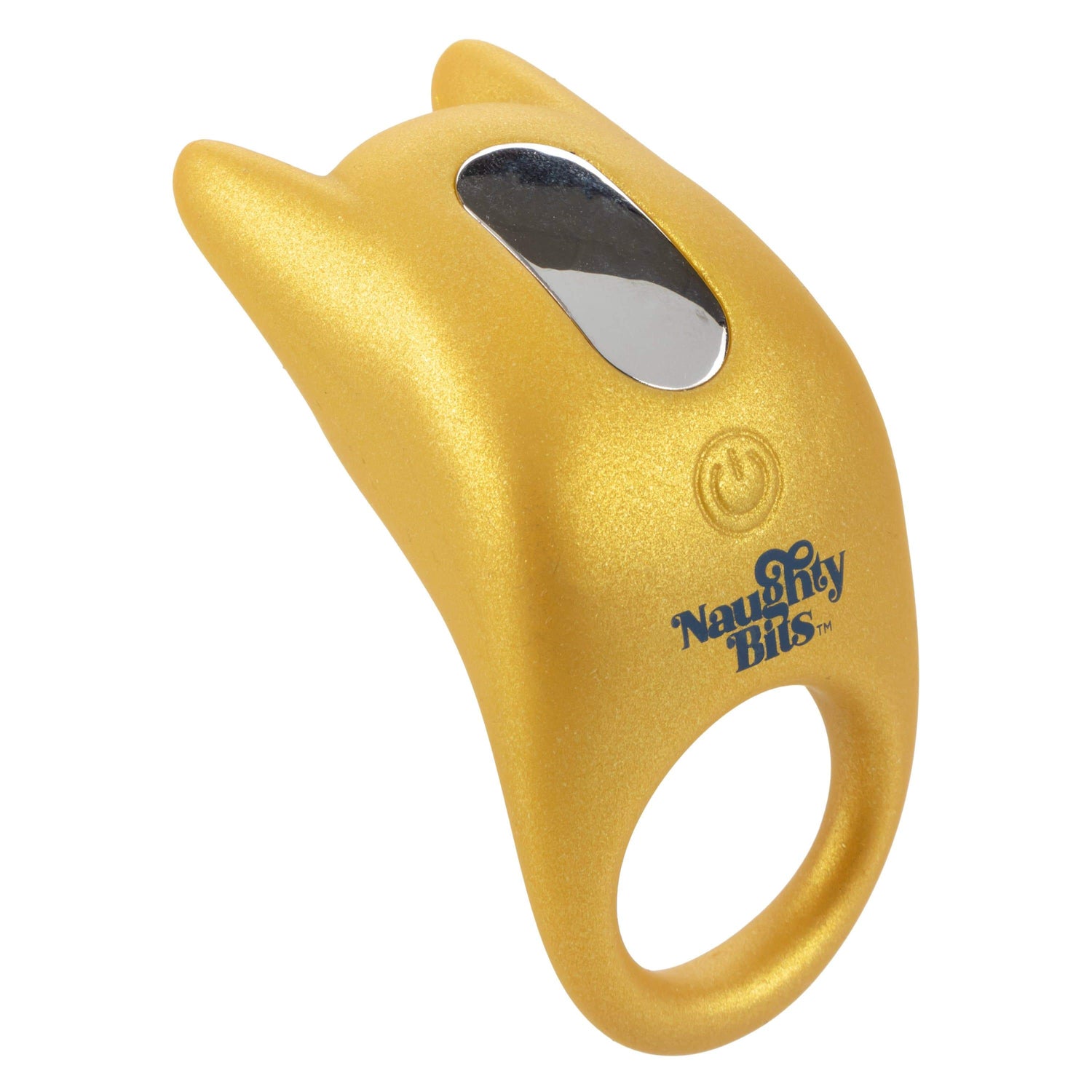 California Exotics - Naughty Bits Horny AF Vibrating Cock Ring (Yellow) CE1836 CherryAffairs