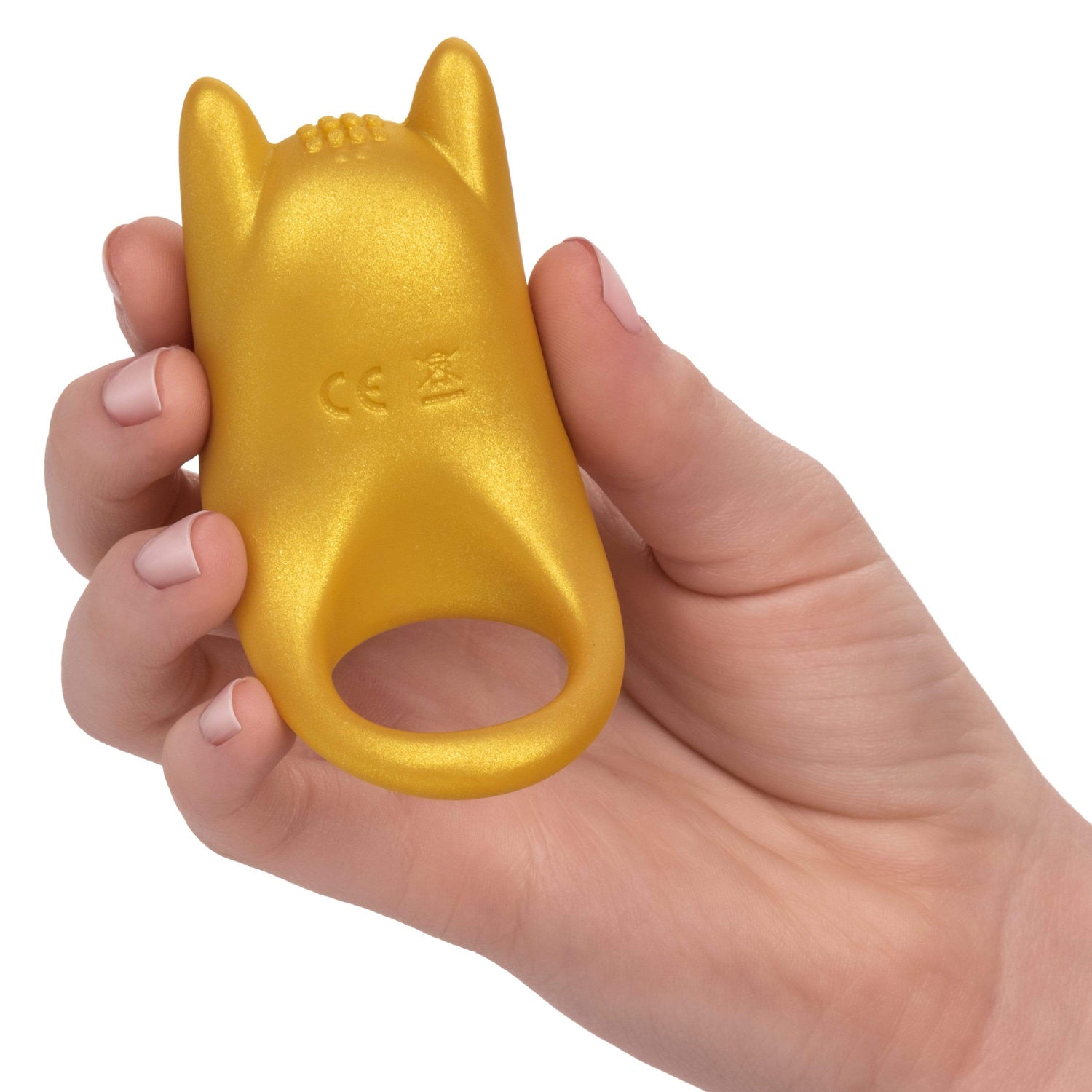 California Exotics - Naughty Bits Horny AF Vibrating Cock Ring (Yellow) CE1836 CherryAffairs