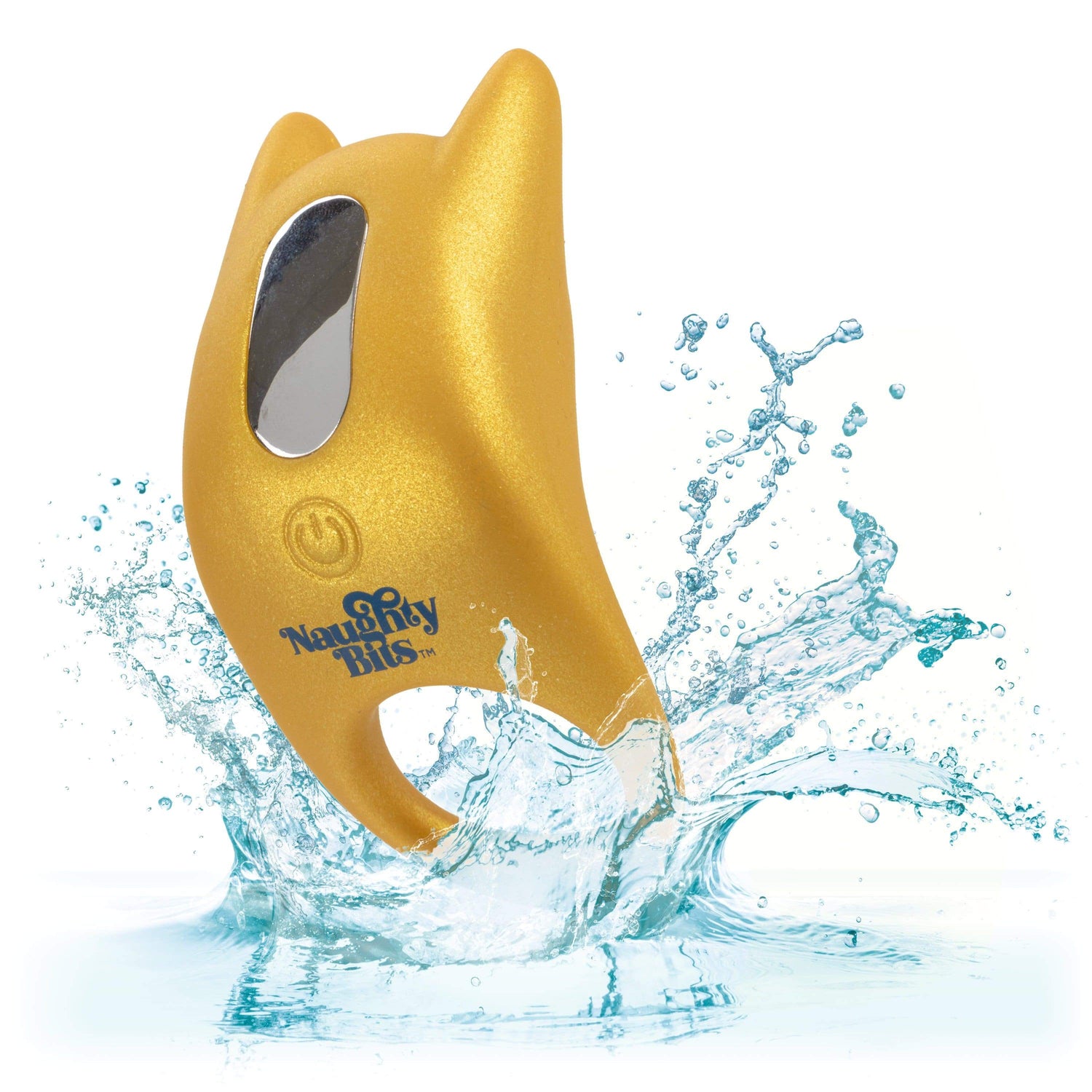 California Exotics - Naughty Bits Horny AF Vibrating Cock Ring (Yellow) CE1836 CherryAffairs