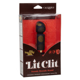California Exotics - Naughty Bits Lit Clit Teenie Weenie Mini Wand Massager (Black) CE1952 CherryAffairs