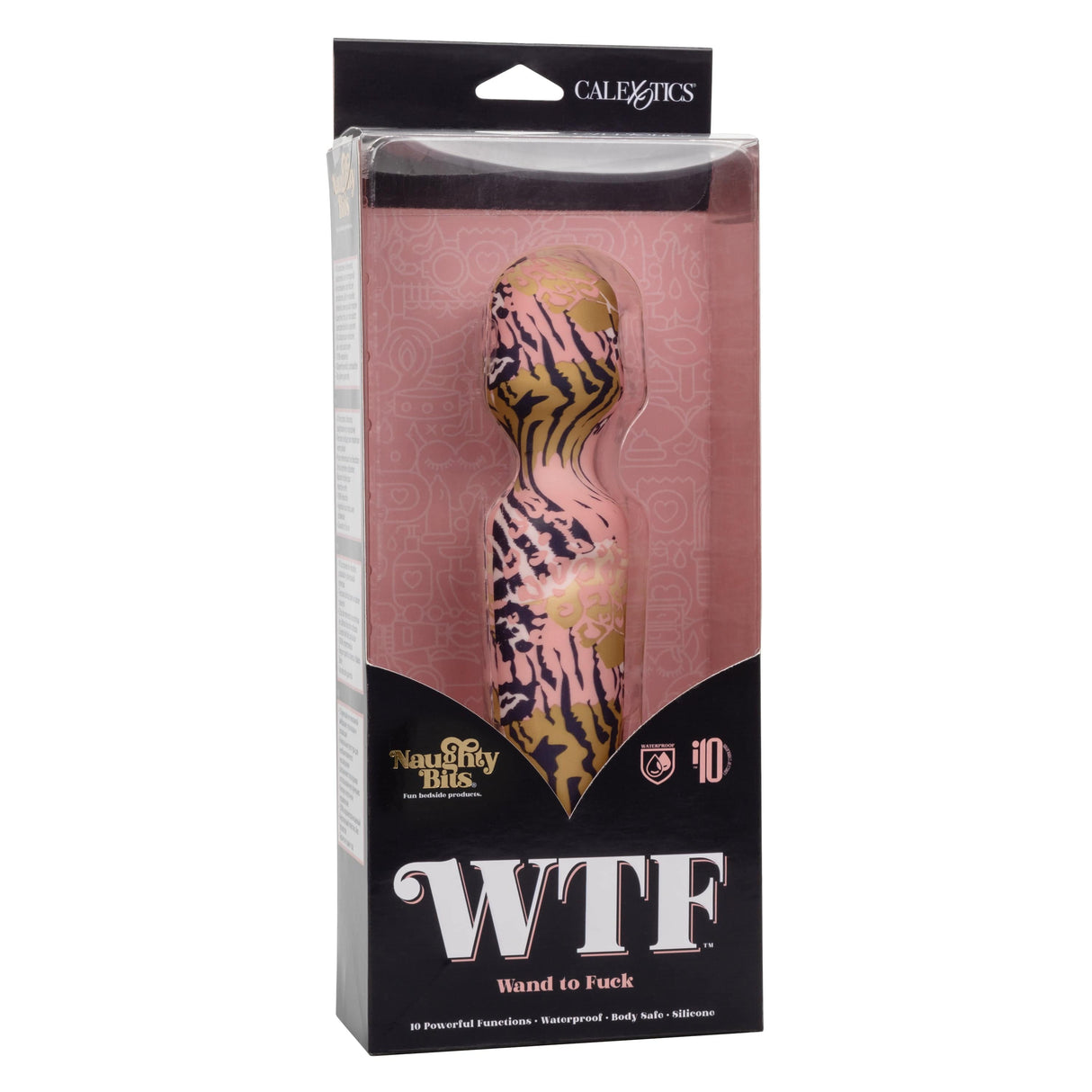 California Exotics - Naughty Bits WTF Wand To F*ck Wand Massager (Multi Colour) CE1972 CherryAffairs