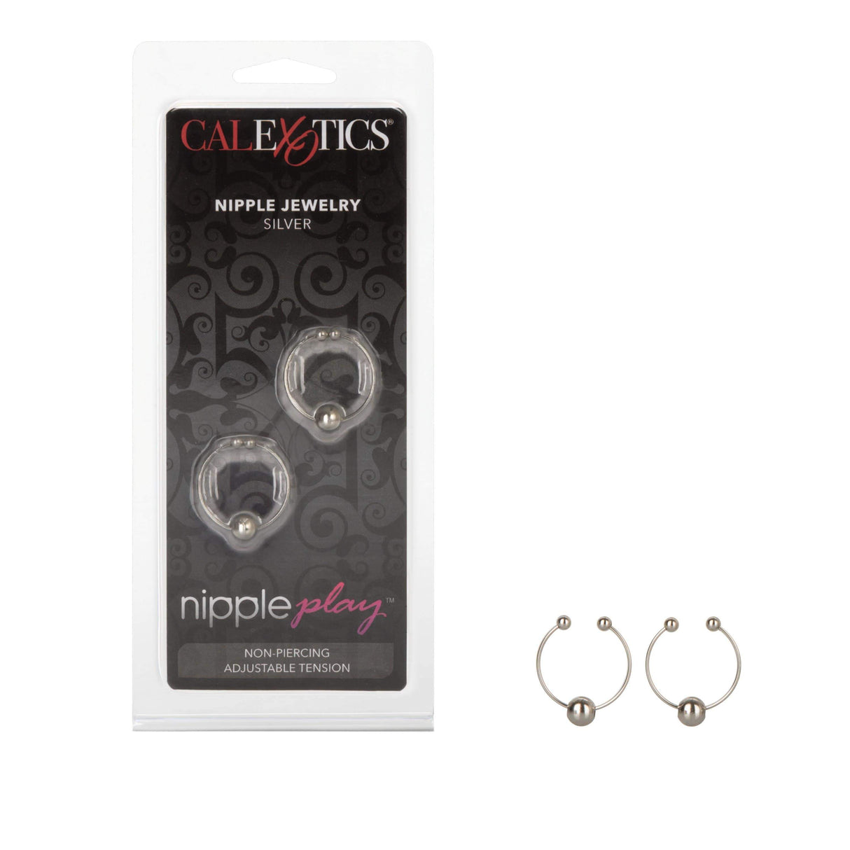 California Exotics - Nipple Play Nipple Jewelry Ring (Silver) CE1823 CherryAffairs
