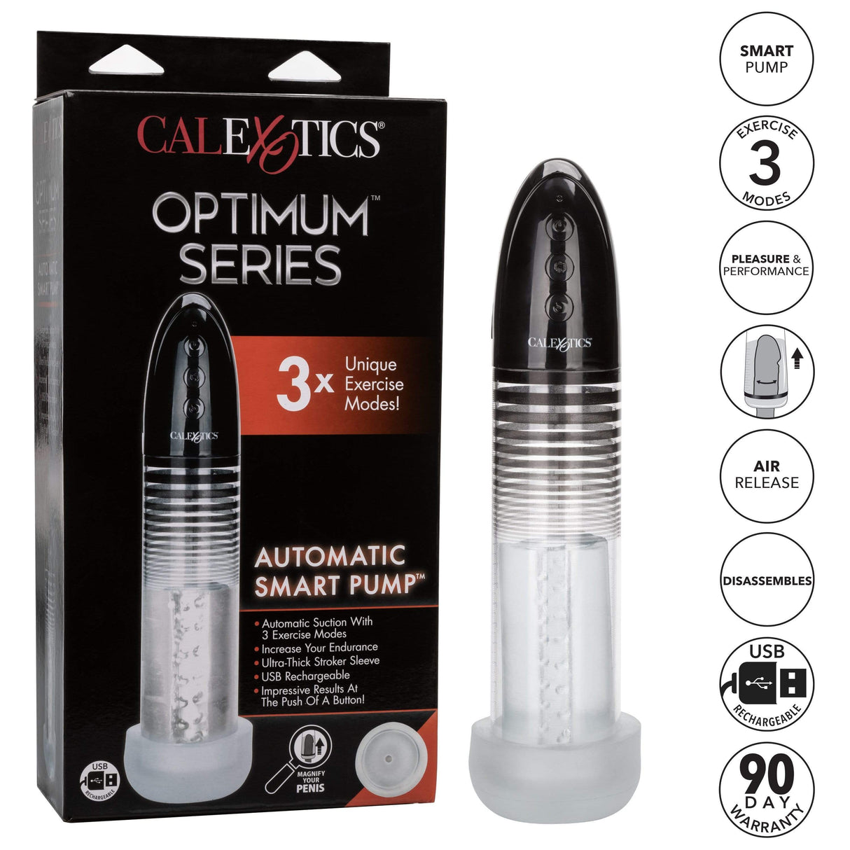 California Exotics - Optimum Series Executive Automatic Smart Pump (Black) CE1788 CherryAffairs