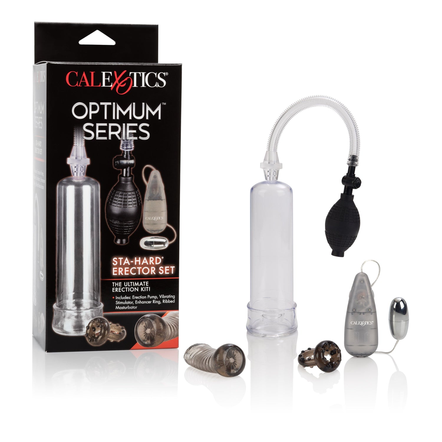 California Exotics - Optimum Series Sta-Hard Erector Set (Clear) CE1513 CherryAffairs