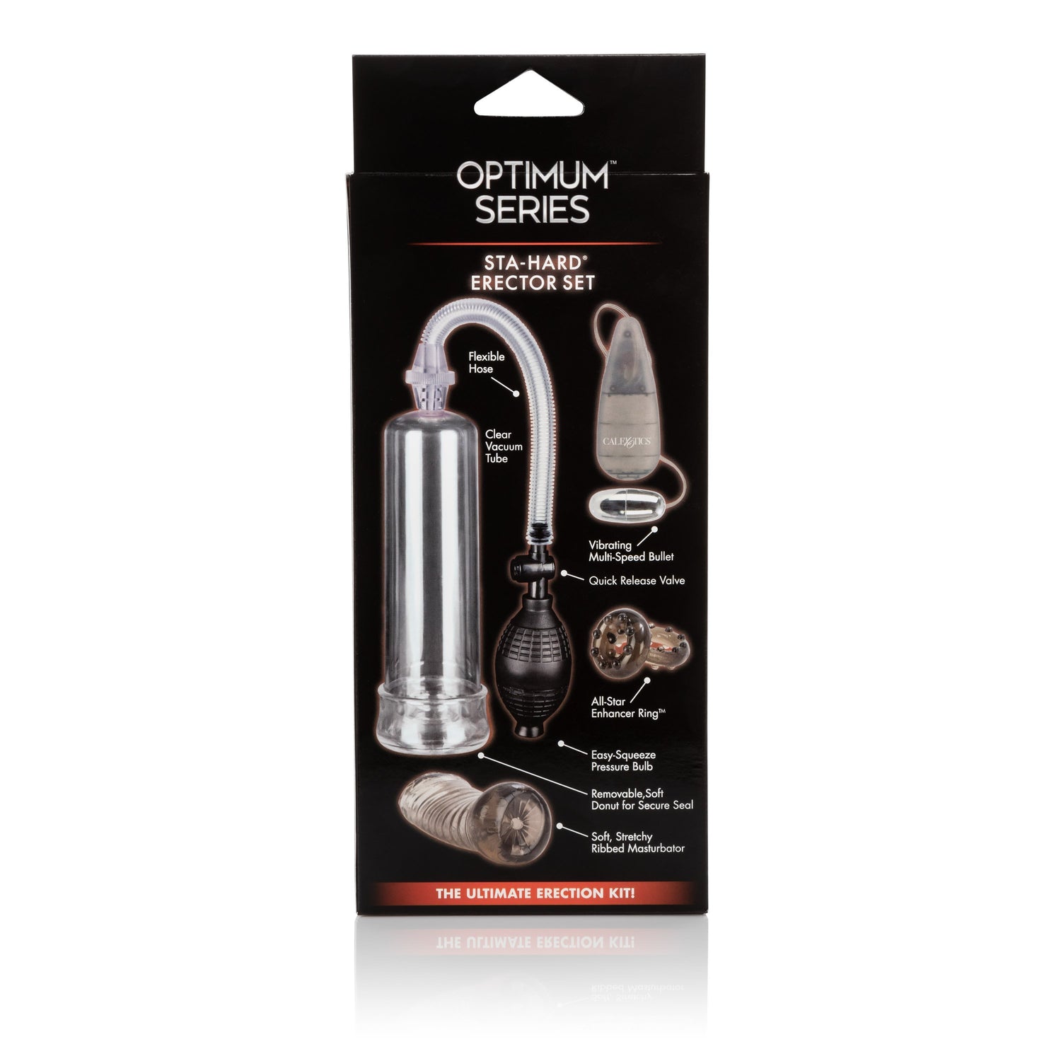California Exotics - Optimum Series Sta-Hard Erector Set (Clear) CE1513 CherryAffairs