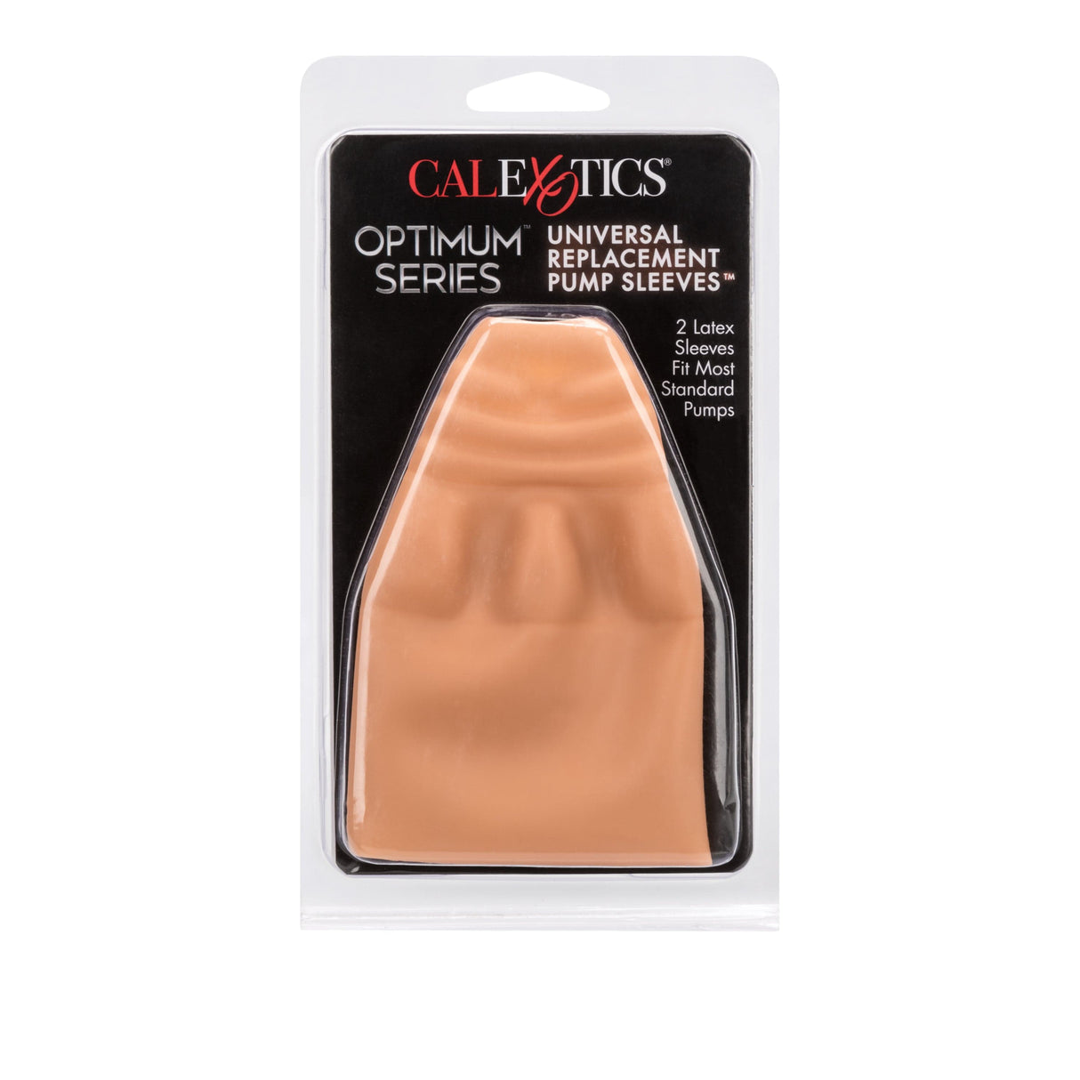 California Exotics - Optimum Series Universal Replacement Pump Sleeves (Beige/Black) CE1899 CherryAffairs