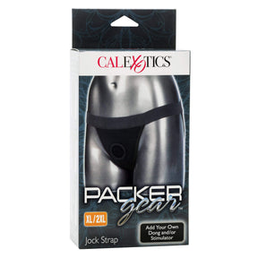 California Exotics - Packer Gear Jock Strap On Harness  Black 716770092168 Strap On w/o Dildo