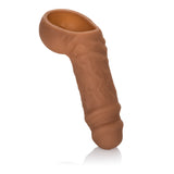 California Exotics - Packer Gear STP Hollow Packer  Brown 716770090195 Strap On with Hollow Dildo for Male (Non Vibration)
