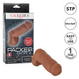 California Exotics - Packer Gear Ultra Soft Silicone STP Hollow Dildo 5" (Brown) CE1930 CherryAffairs