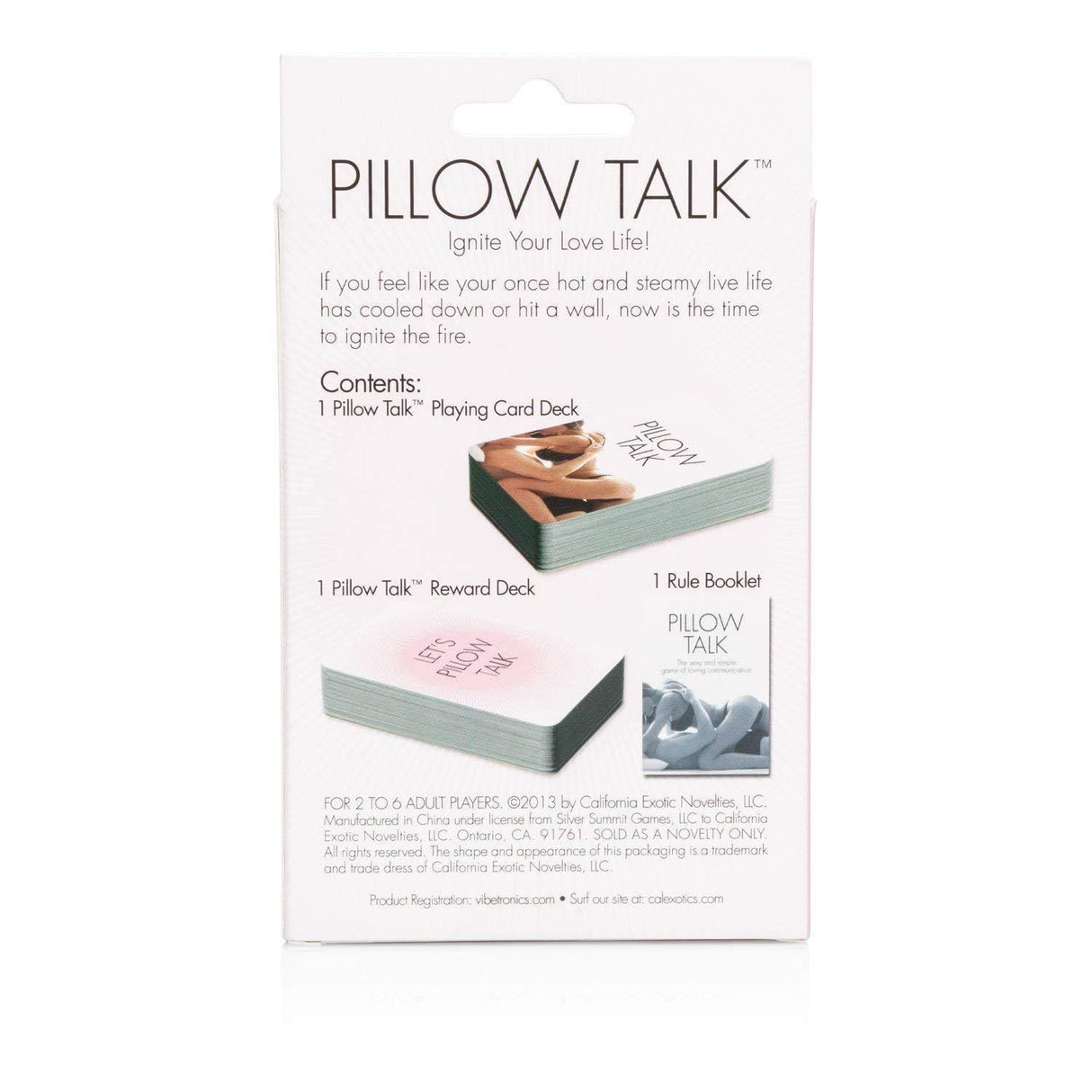 California Exotics - Pillow Talk Card Game CE1043 CherryAffairs