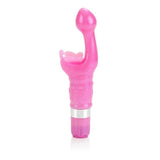 California Exotics - Platinum Edition Butterfly Kiss Rabbit Vibrator (Pink) CE1104 CherryAffairs
