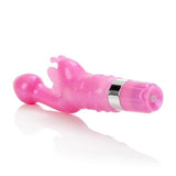 California Exotics - Platinum Edition Butterfly Kiss Rabbit Vibrator (Pink) CE1104 CherryAffairs