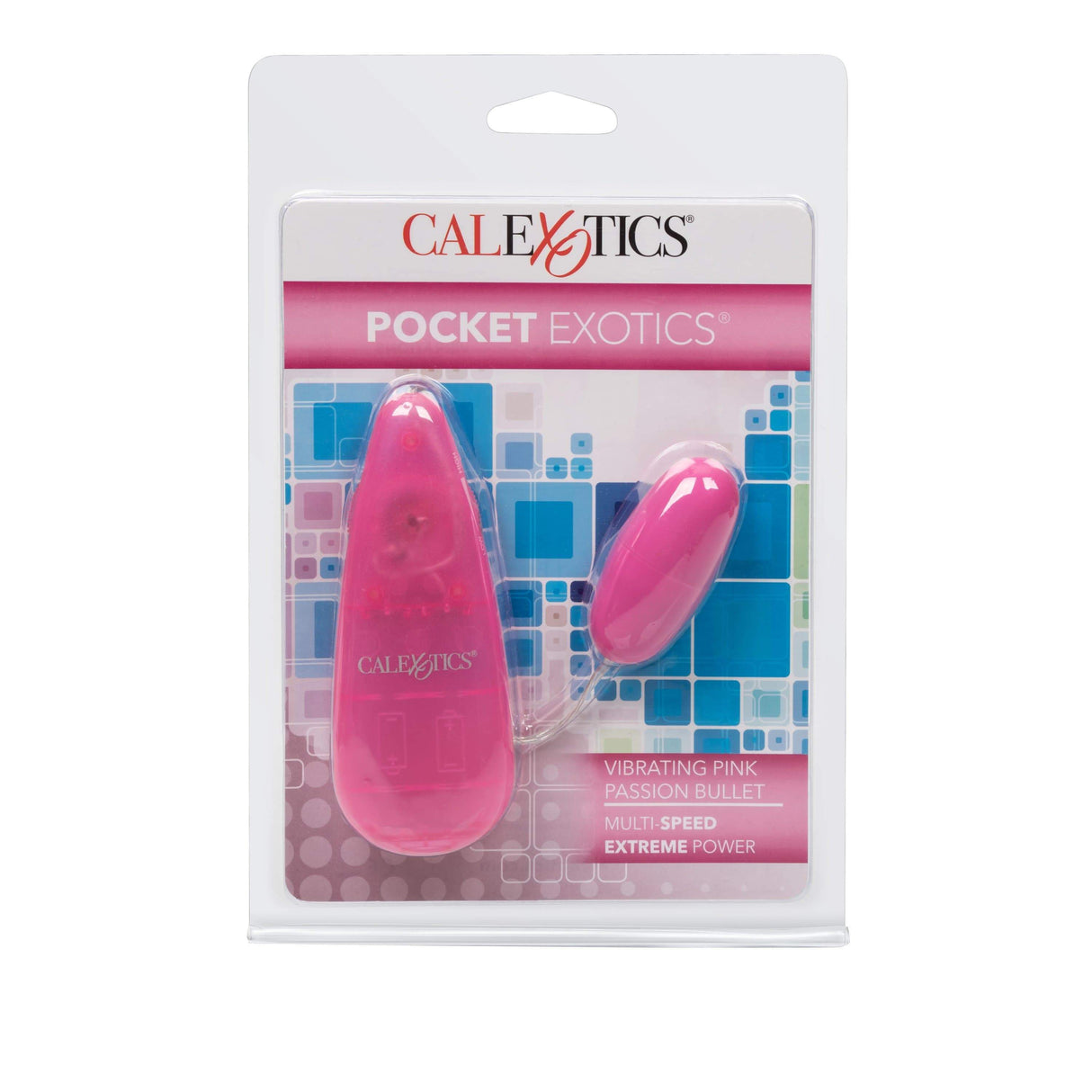 California Exotics - Pocket Exotics Vibrating Pink Passion Bullet Vibrator (Pink) CE1791 CherryAffairs