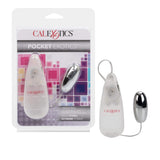 California Exotics - Pocket Exotics Vibrating Silver Bullet with Remote (SIlver) CE1794 CherryAffairs