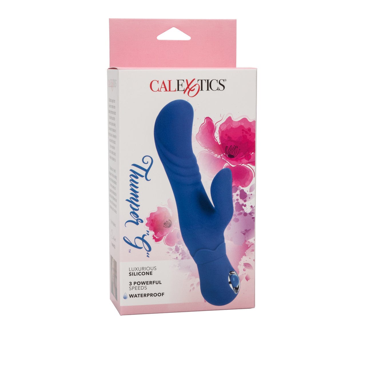 California Exotics - Posh Silicone Thumper G Rabbit Vibrator  Blue 716770074348 Rabbit Dildo (Vibration) Non Rechargeable
