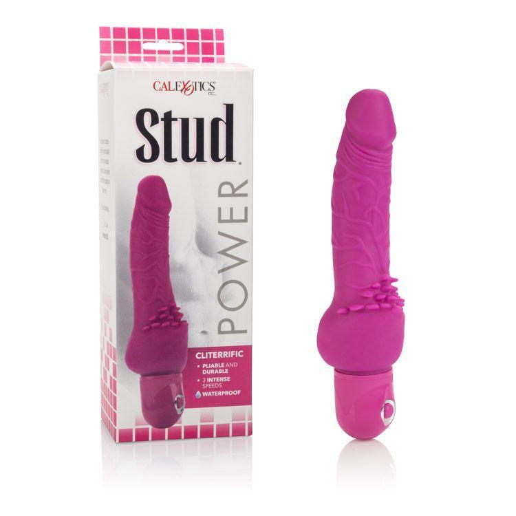California Exotics - Power Stud Cliterrific Vibrator  Pink 716770070036 G Spot Dildo (Vibration) Non Rechargeable