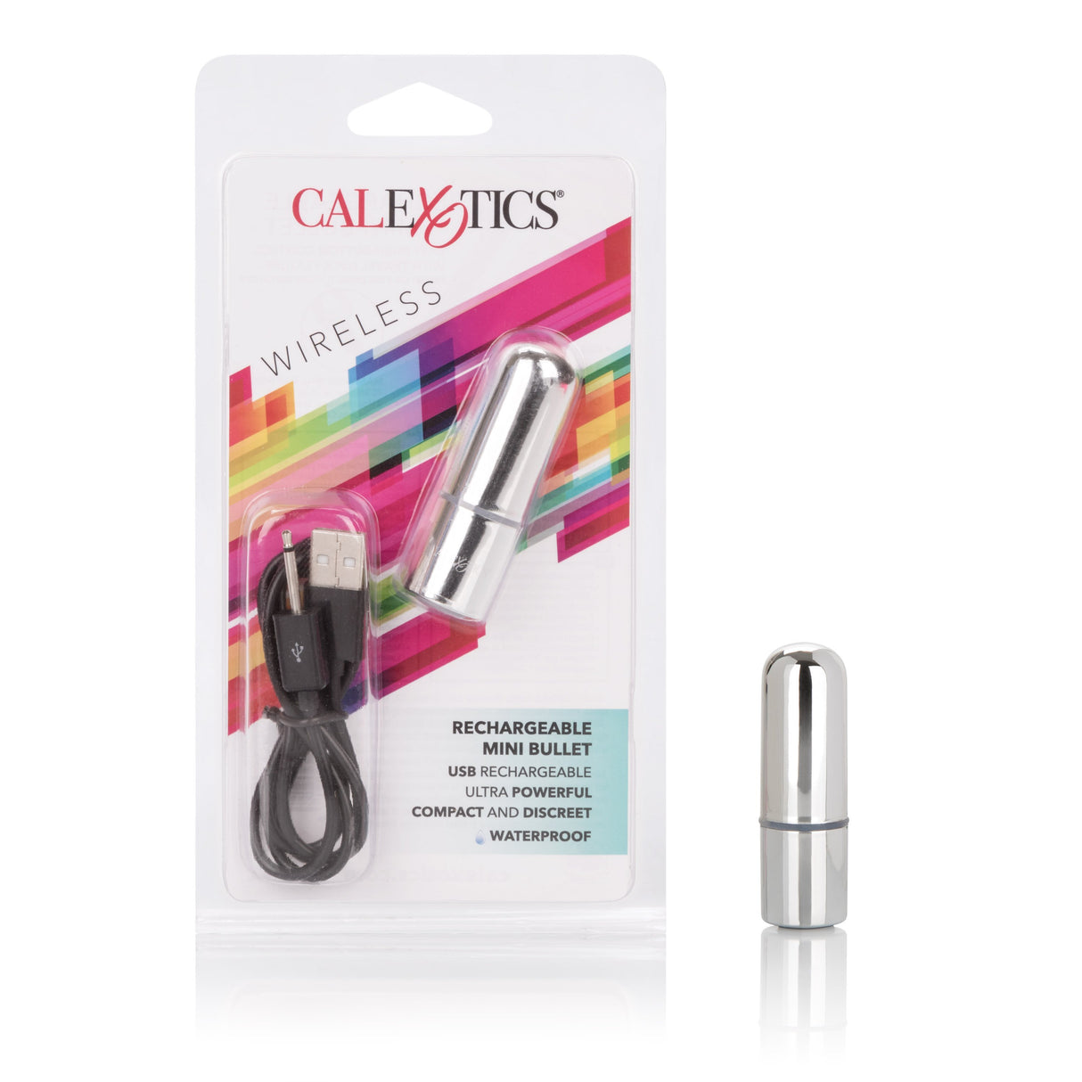 California Exotics - Rechargeable Mini Bullet (Silver) CE1423 CherryAffairs