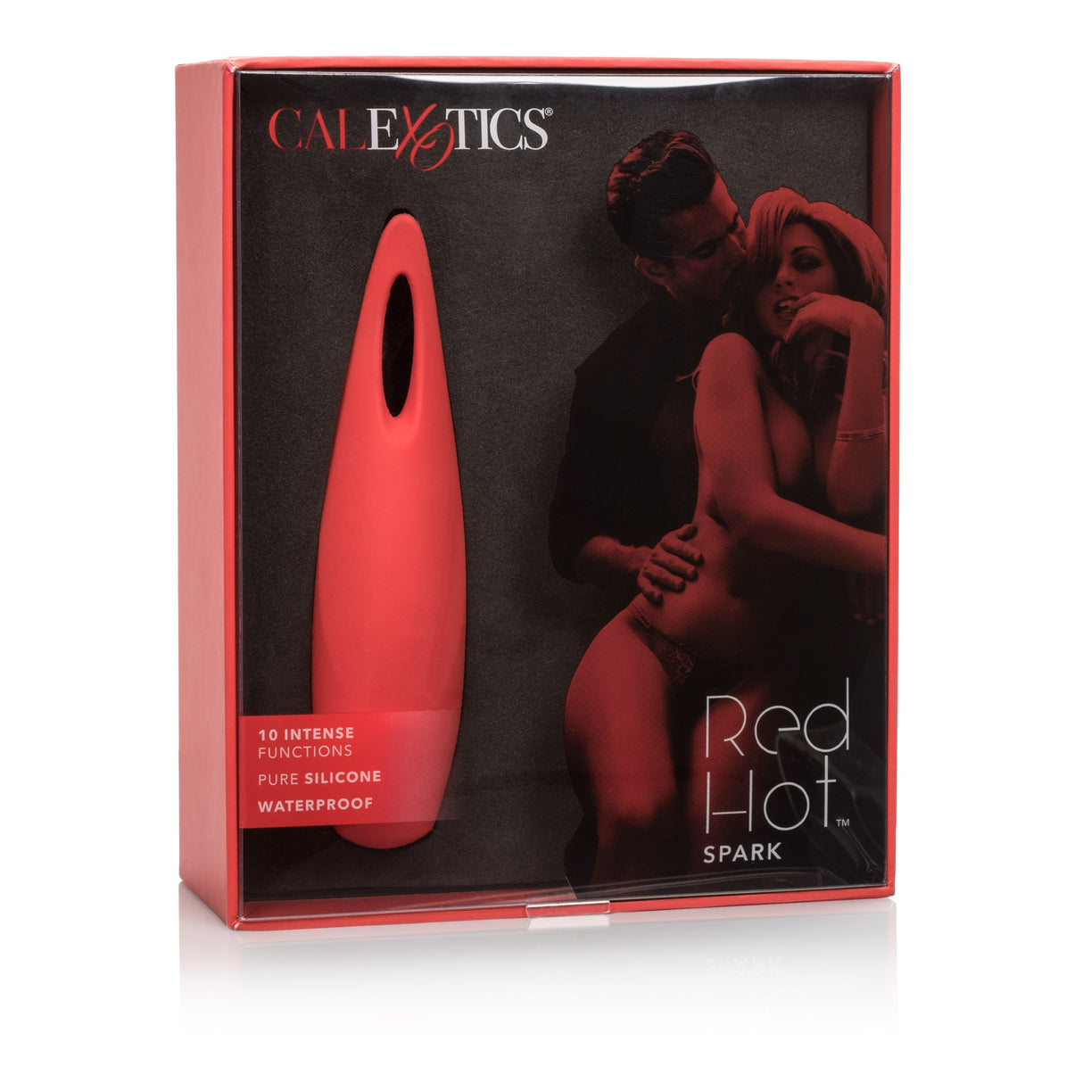 California Exotics - Red Hot Spark Rechargeable Clit Massager (Red) CE1586 CherryAffairs