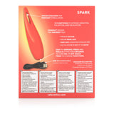 California Exotics - Red Hot Spark Rechargeable Clit Massager (Red) CE1586 CherryAffairs