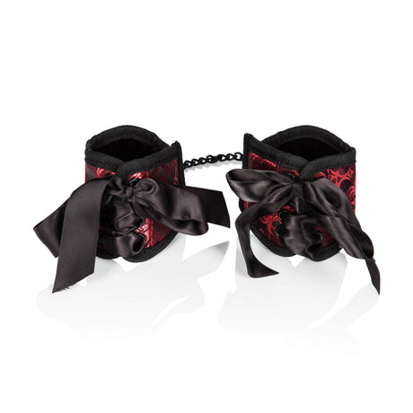 California Exotics - Scandal Corset Cuffs (Red) CE1633 CherryAffairs