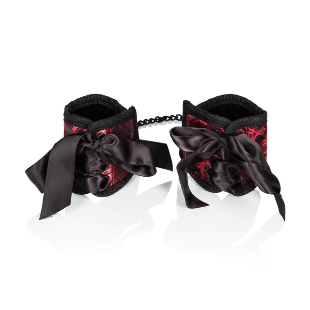 California Exotics - Scandal Corset Cuffs (Red) CE1633 CherryAffairs