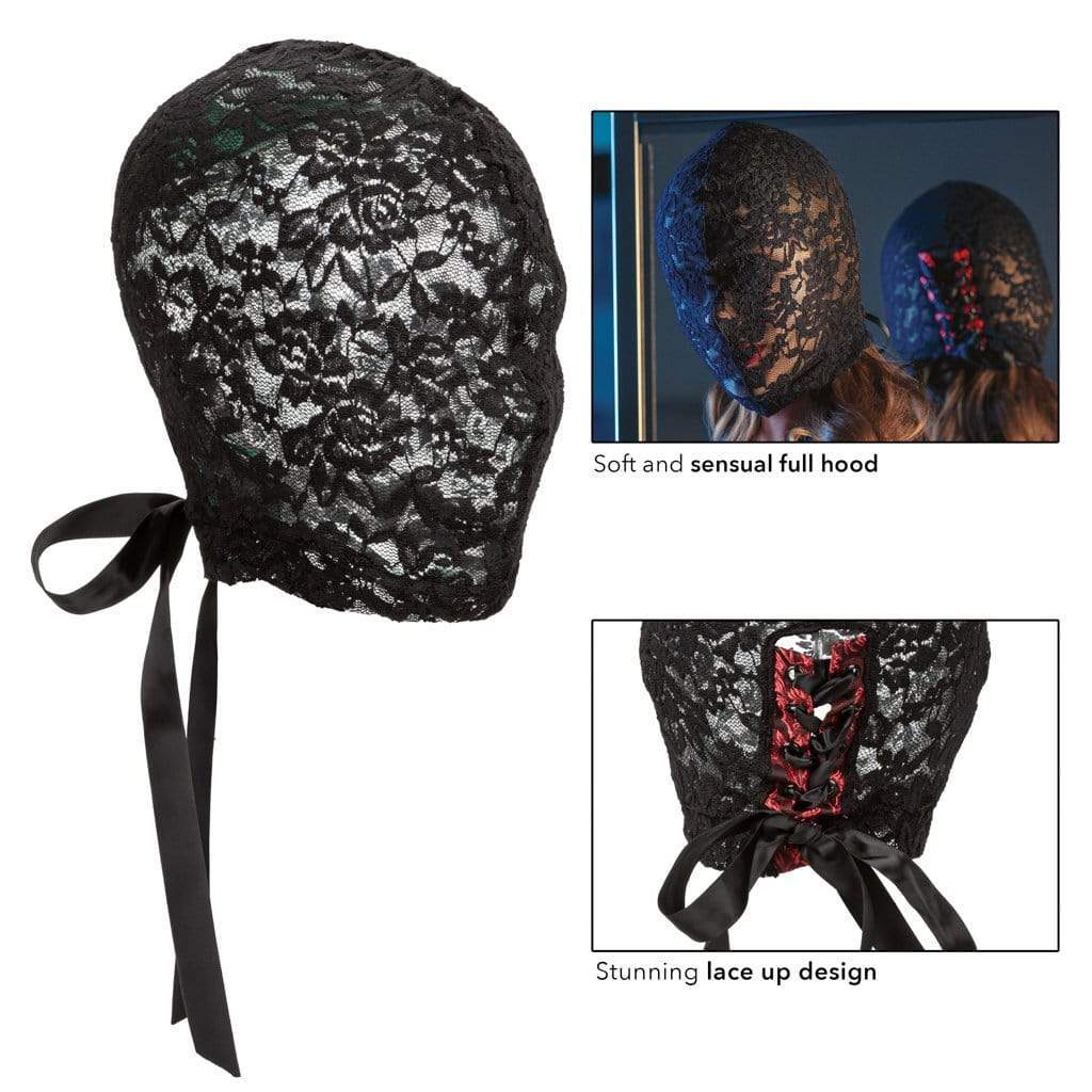 California Exotics - Scandal Corset Lace Hood (Black) CE1738 CherryAffairs