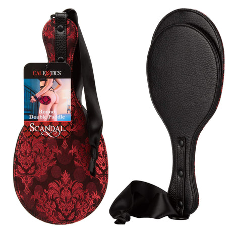 California Exotics - Scandal Round Double Paddle (Red) CE1733 CherryAffairs