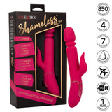 California Exotics - Shameless Slim Charmer Rabbit Vibrator (Pink)    Rabbit Dildo (Vibration) Rechargeable