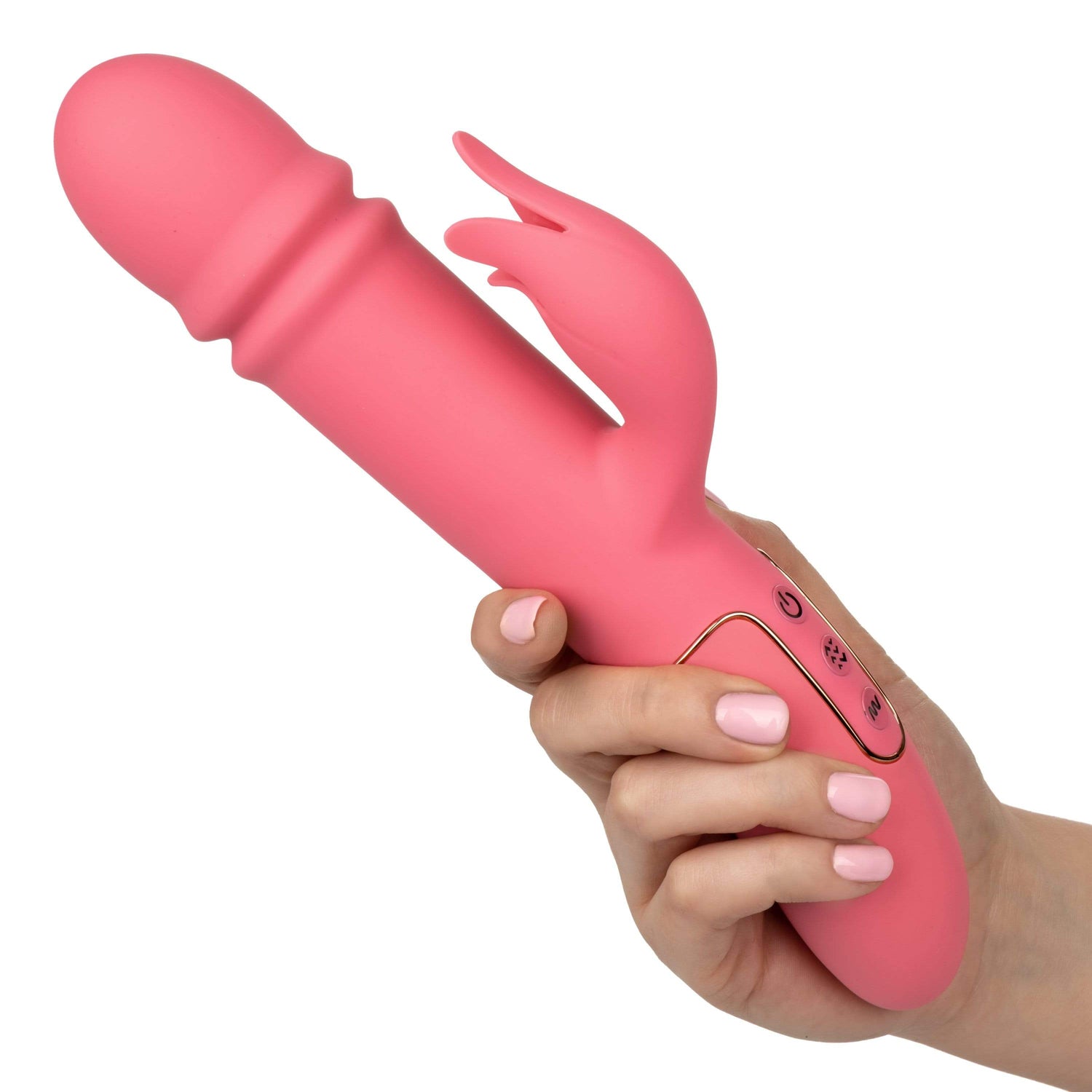 California Exotics - Shameless Tease Rabbit Vibrator (Pink)    Rabbit Dildo (Vibration) Rechargeable