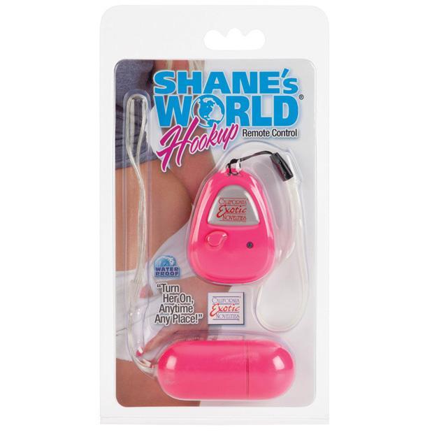 California Exotics - Shane's World Hookup Remote Control Egg Vibrator (Pink) CE1261 CherryAffairs