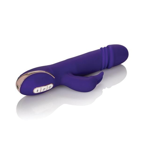 California Exotics - Signature Silicone Thrusting Jack Rabbit Vibrator (Purple) CE1333 CherryAffairs