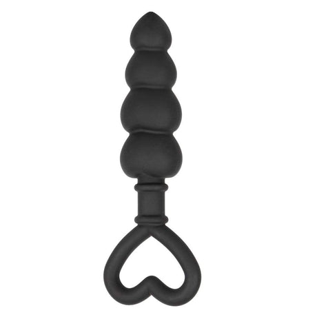 California Exotics - Silicone Love Probe Anal Beads (Black) CE1722 CherryAffairs