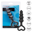 California Exotics - Silicone Love Probe Anal Beads (Black) CE1722 CherryAffairs