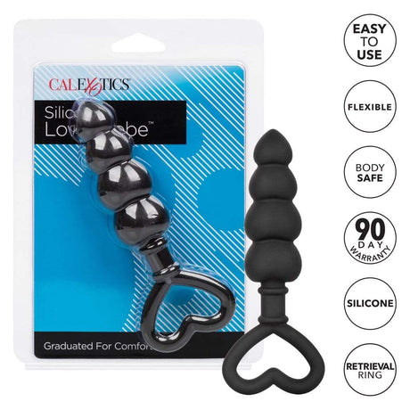 California Exotics - Silicone Love Probe Anal Beads (Black) CE1722 CherryAffairs