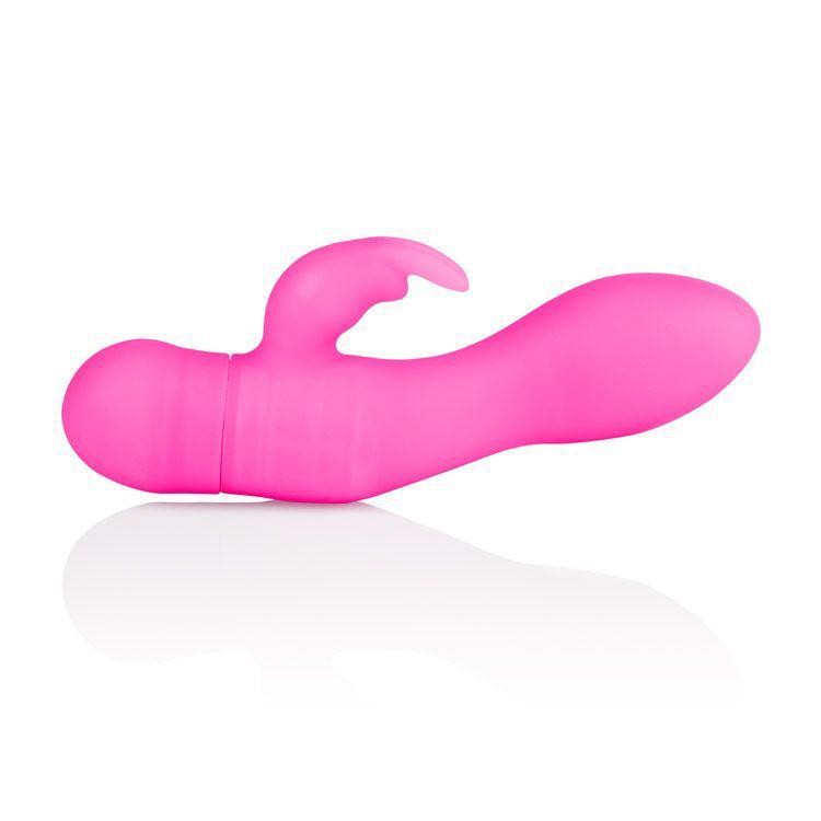 California Exotics - Silicone One Touch Jack Rabbit Vibrator (Pink) CE1335 CherryAffairs