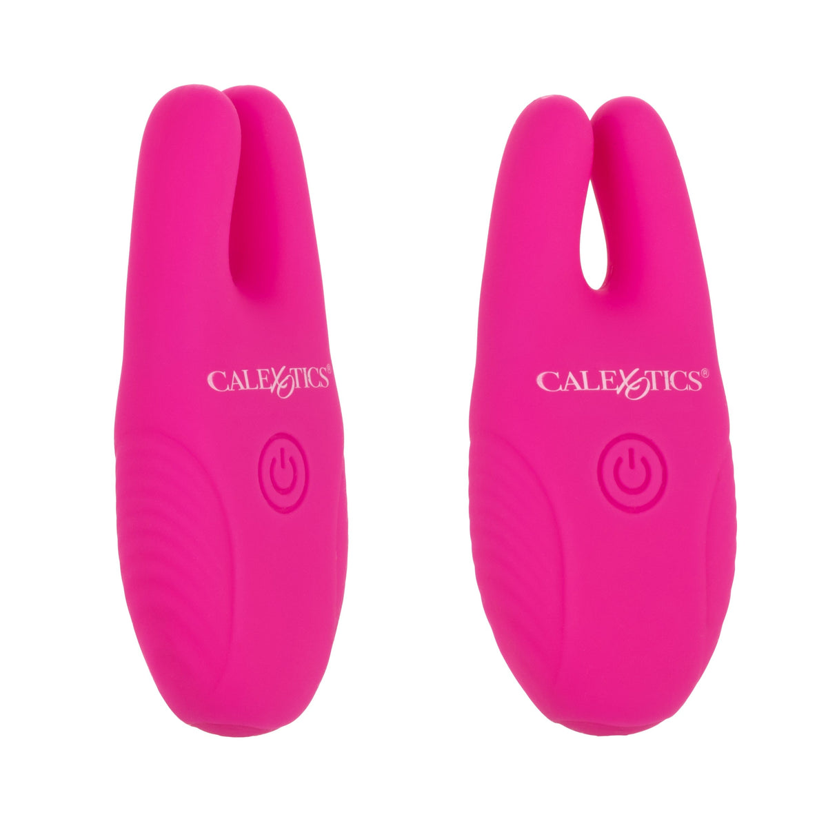 California Exotics - Silicone Remote Control Vibrating Nipple Clamps (Pink) CE1940 CherryAffairs