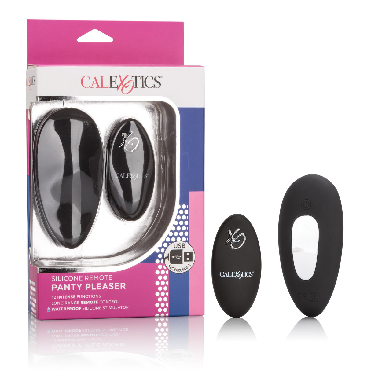 California Exotics - Silicone Remote Panty Pleaser Vibrator (Black) CE1534 CherryAffairs